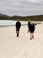 Lucky Bay—on the way to Rossiter Bay