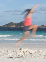 Leaping — Lucky Bay