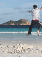 Leaping — Lucky Bay